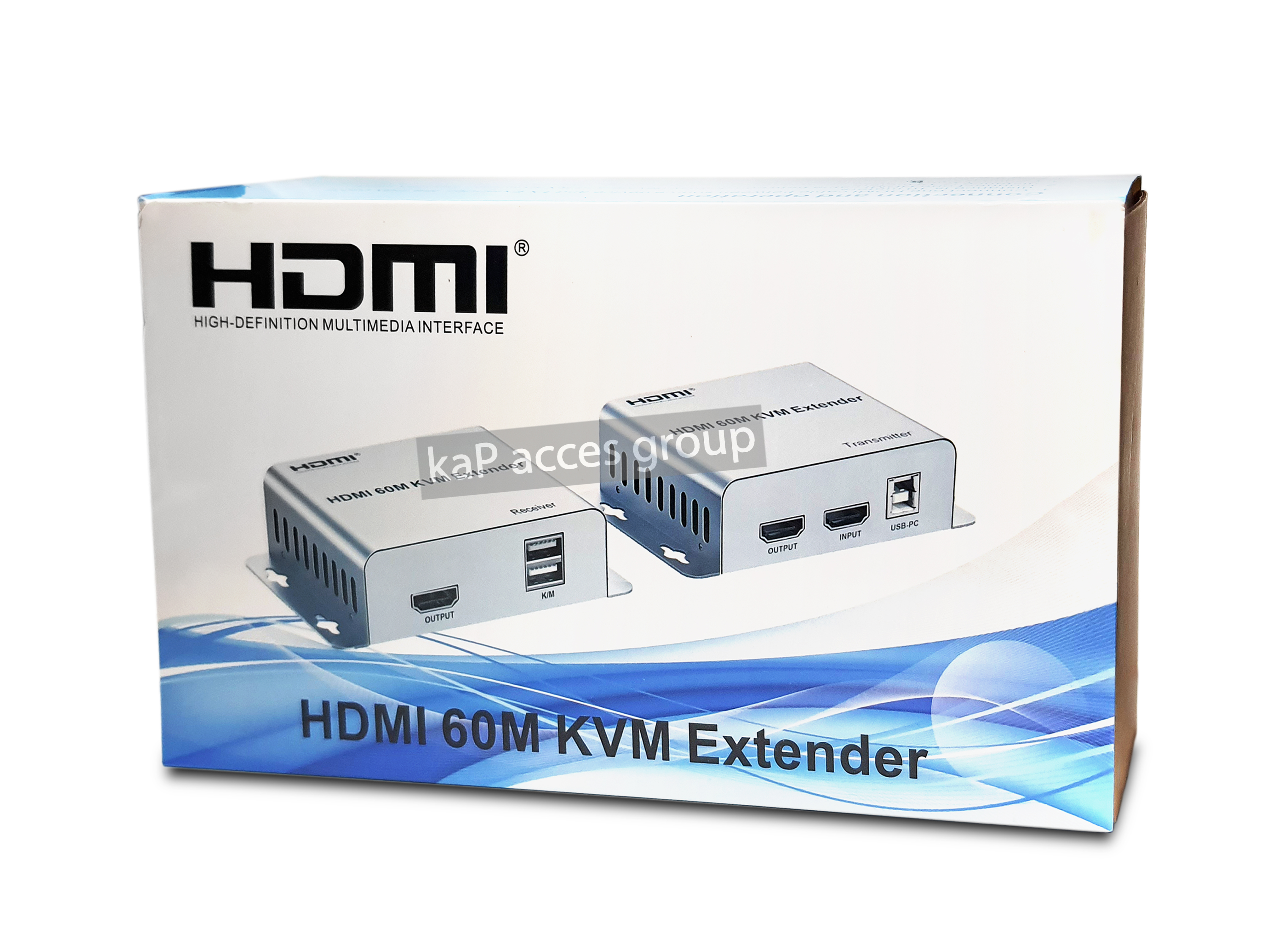 HDMI USB KVM Extender Via Cat5e/6 RJ45 Cable 1080P 60M HDMI to RJ45 with USB Extendor Transmitter Support Mouse Keyboard
