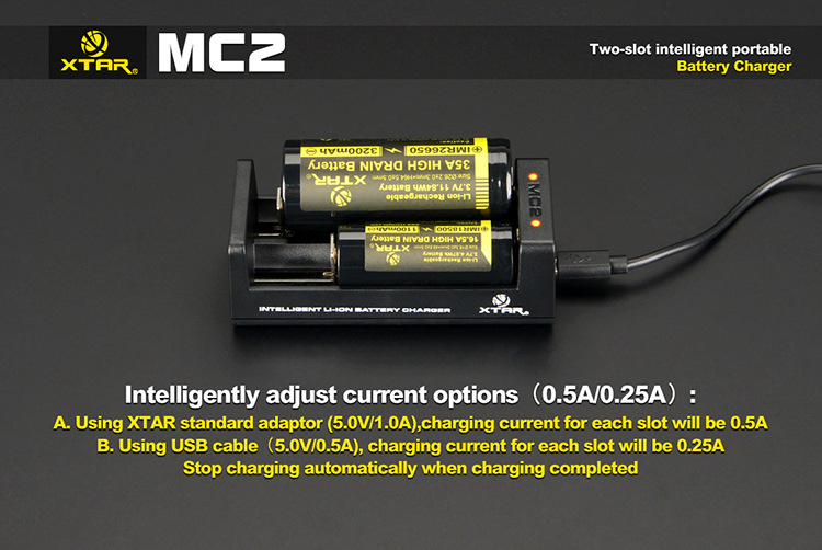 รางชาร์ทคู่คุณภาพดี XTAR MC2