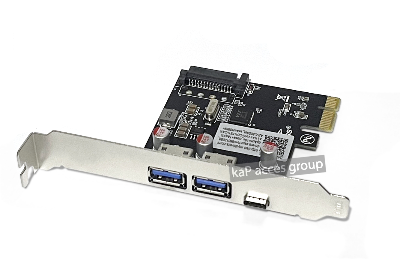 PCI-E PCI Express to USB 3.1 Type-C / 2 Port HUB USB 3.0 Card
