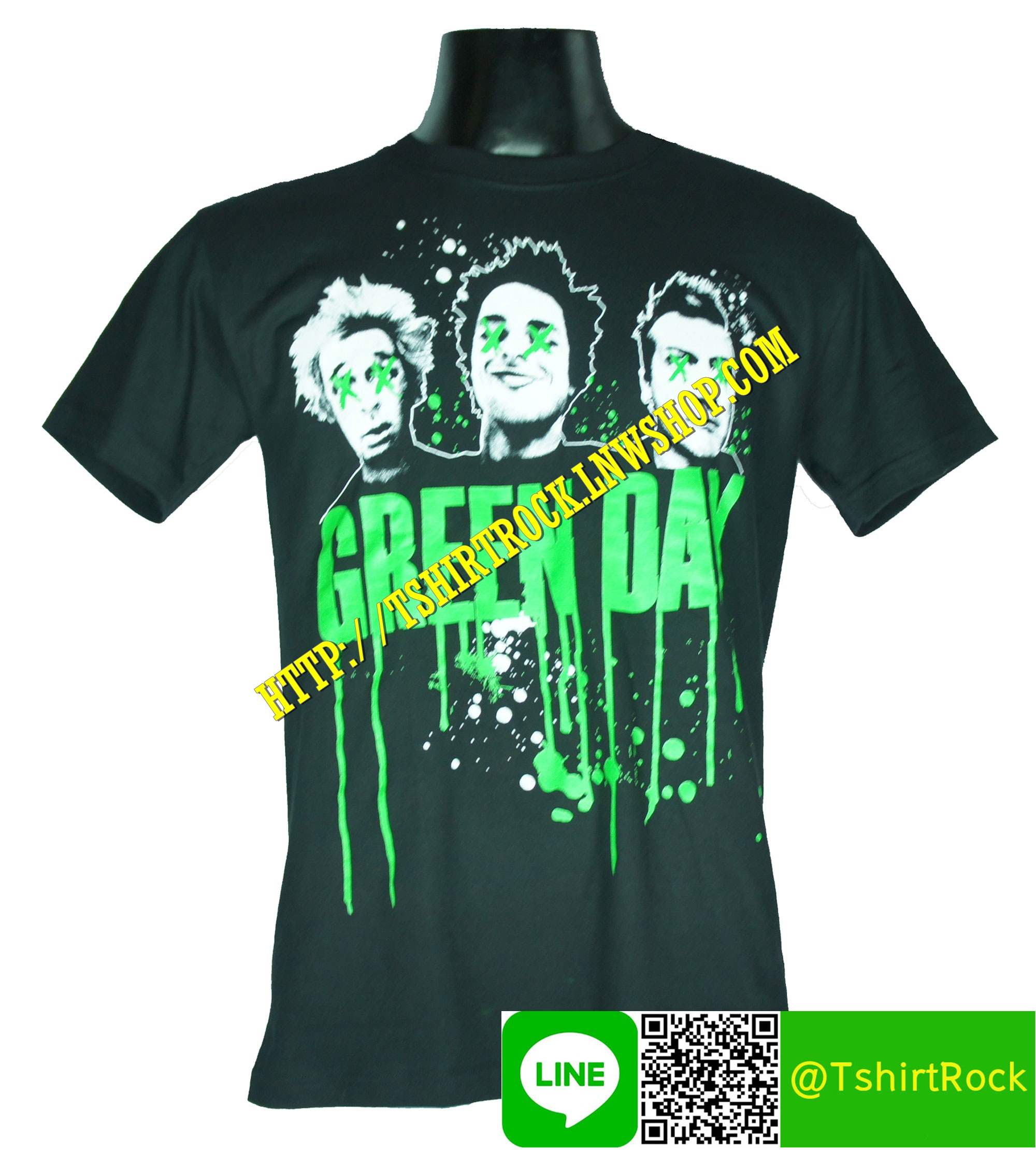 GREEN DAY เสื้อยืดวงร็อค เมทัล ดนตรี เสื้อวงกรีนเดย์ GDY1536