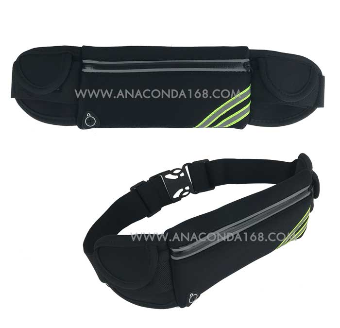 กระเป๋าคาดเอววิ่ง กระเป๋าปั่นจักรยาน พร้อมช่องใส่ขวดน้ำ