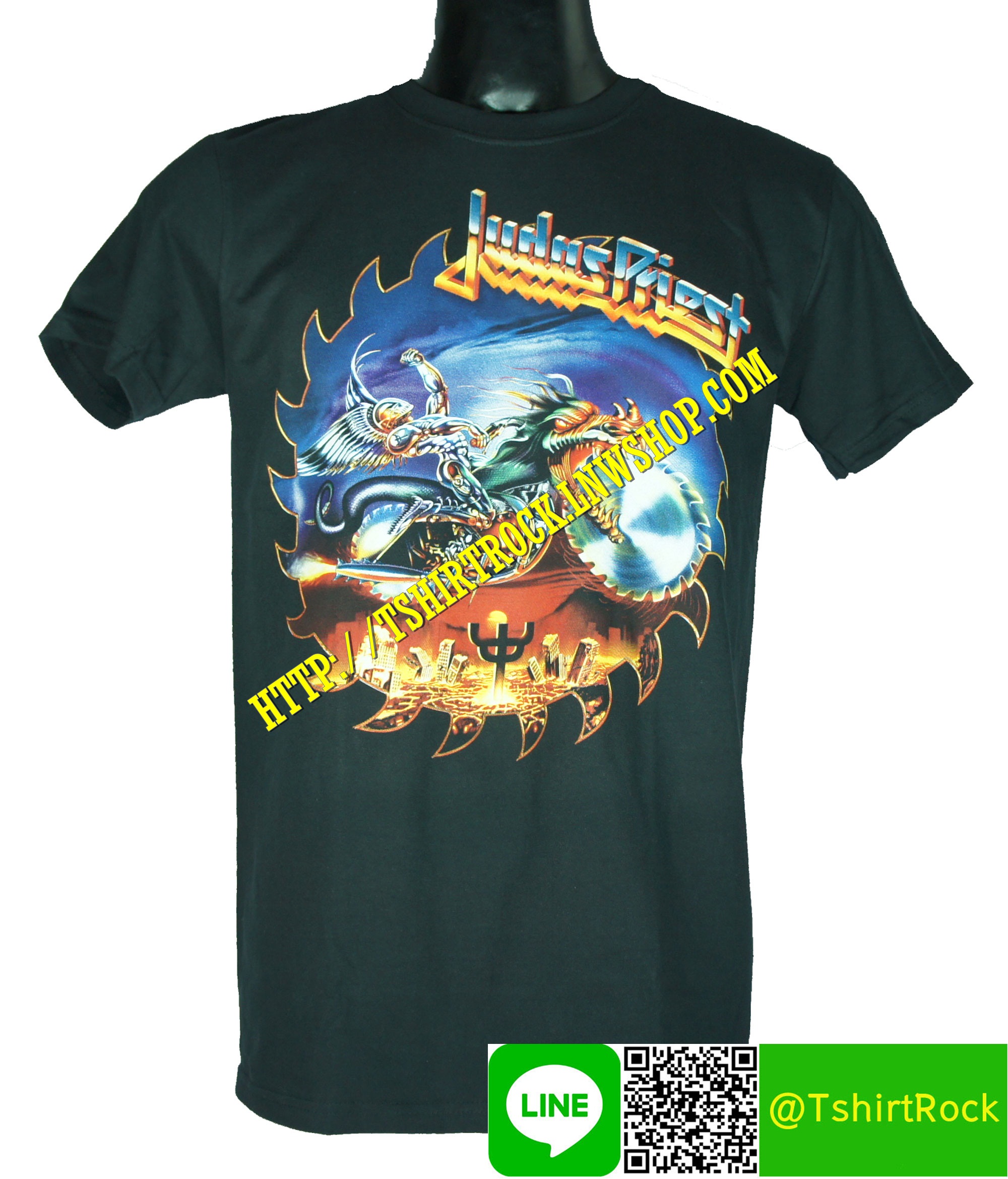 JUDAS PRIEST เสื้อยืดวงร็อค เมทัล ดนตรี เสื้อวงจูดาสพรีสต์ JDP1496