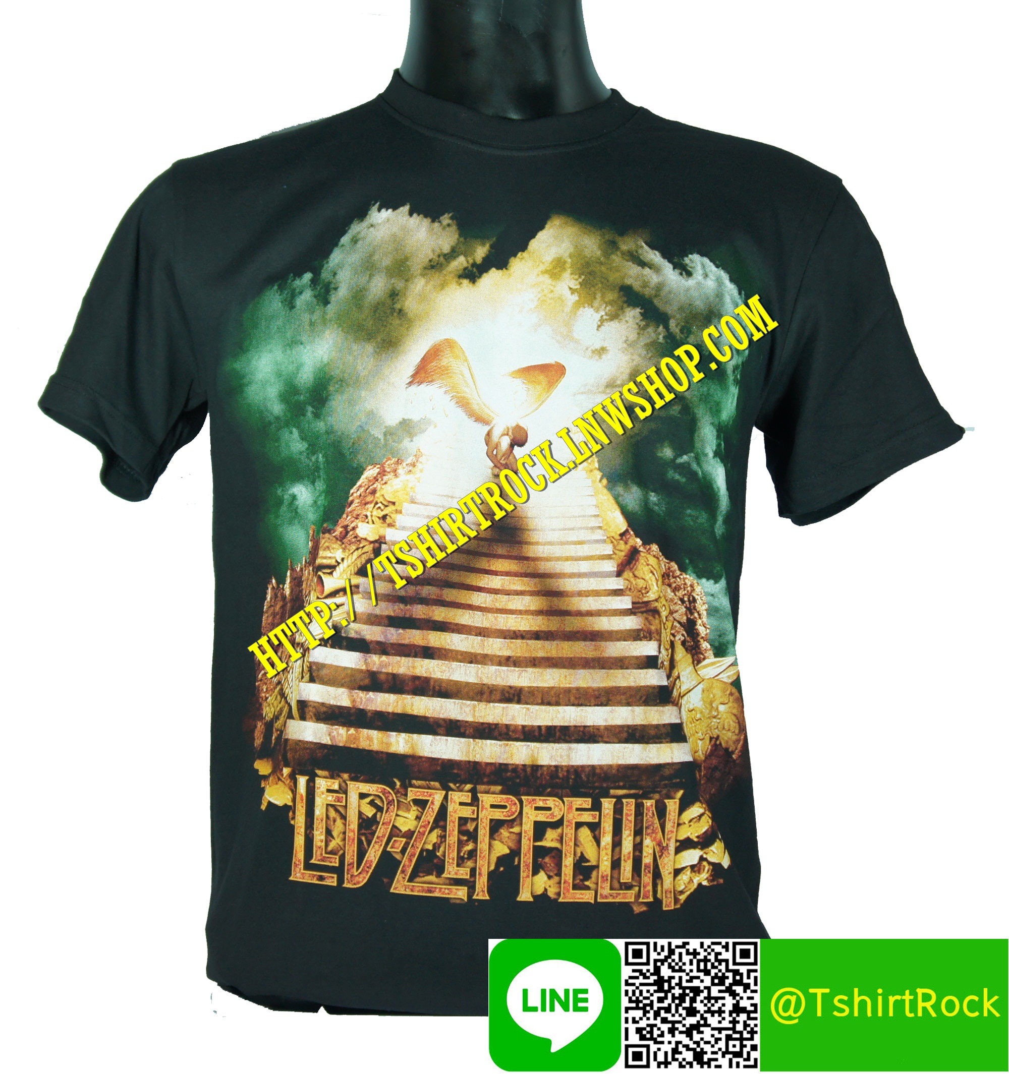LED ZEPPELIN เสื้อยืดวงร็อค เมทัล ดนตรี เสื้อวงเลด เซพเพลิน LZN962
