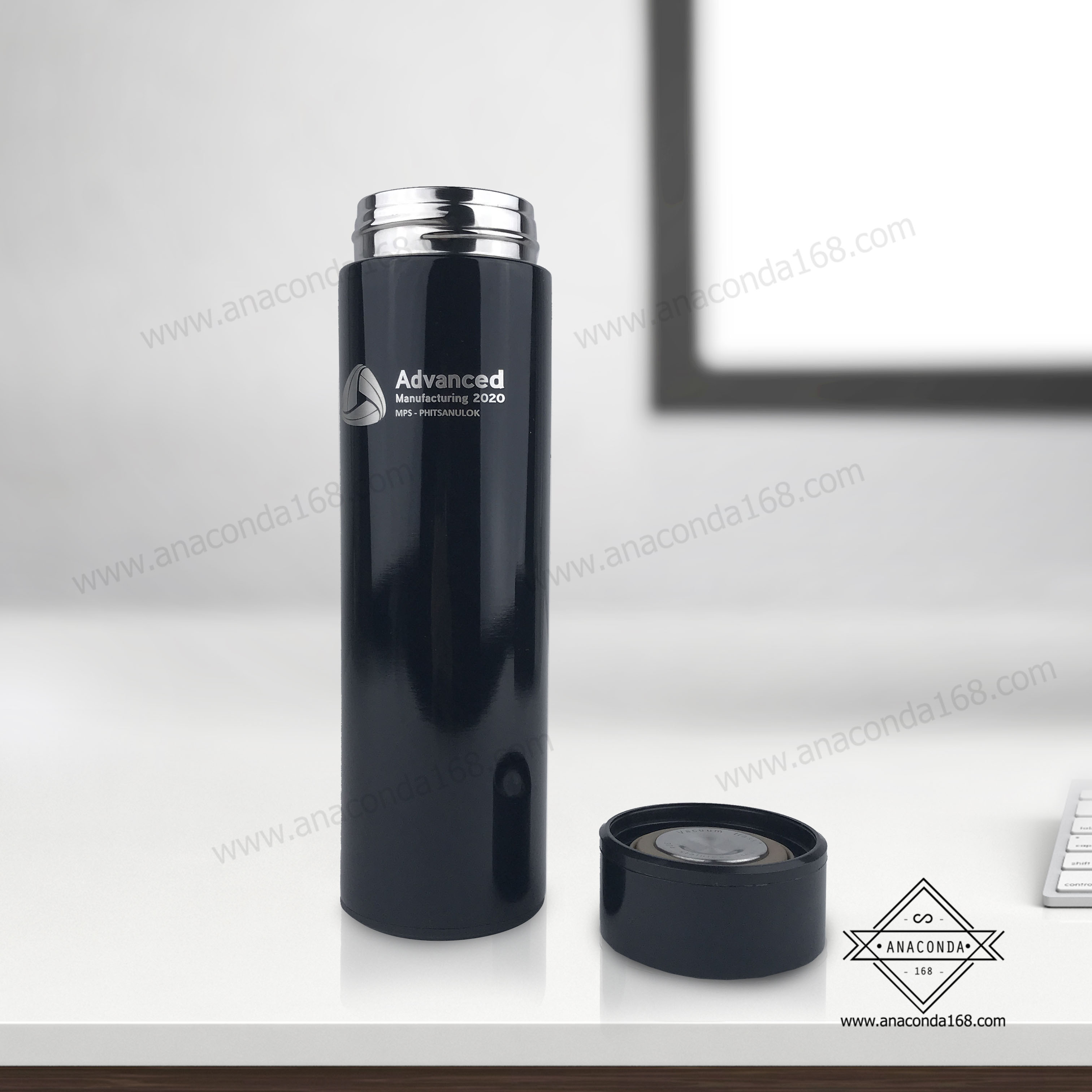 กระบอกน้ำเก็บอุณหภูมิ (Water Bottle) เลเซอร์โลโก้