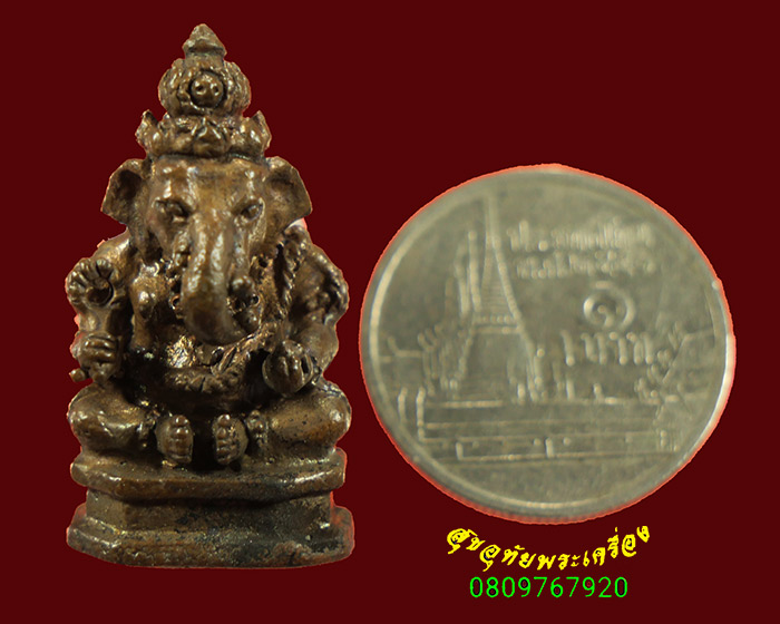 763.รูปหล่อพระพิฆเนศ 100ปีพระราชวังจันทร์ ปี2550 พิธีใหญ่น่าบูชาครับ