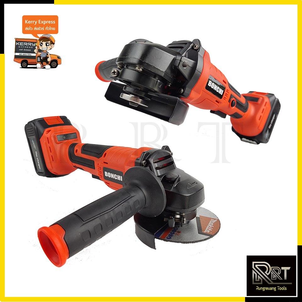 BONCHI เครื่องเจียร์ไร้สาย 88V เครื่องเจียร์แบตเตอรี่