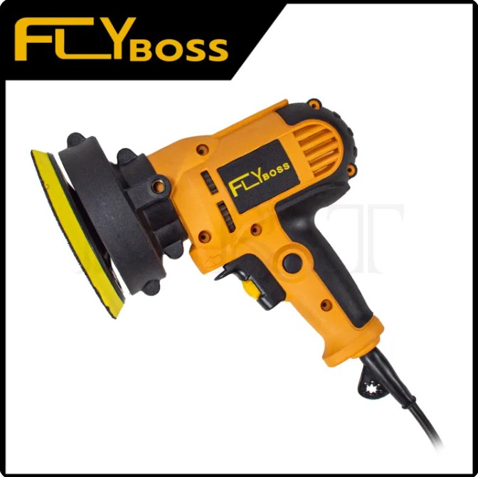 FLYBOSS เครื่องขัดเงา 5 นิ้ว 700 W รุ่น FY-9909 ปรับความเร็วได้ ด้ามจับเสริมยาง จับกระชับถนัดมือ หน้าแป้นขัด ขนาด 125 มม.