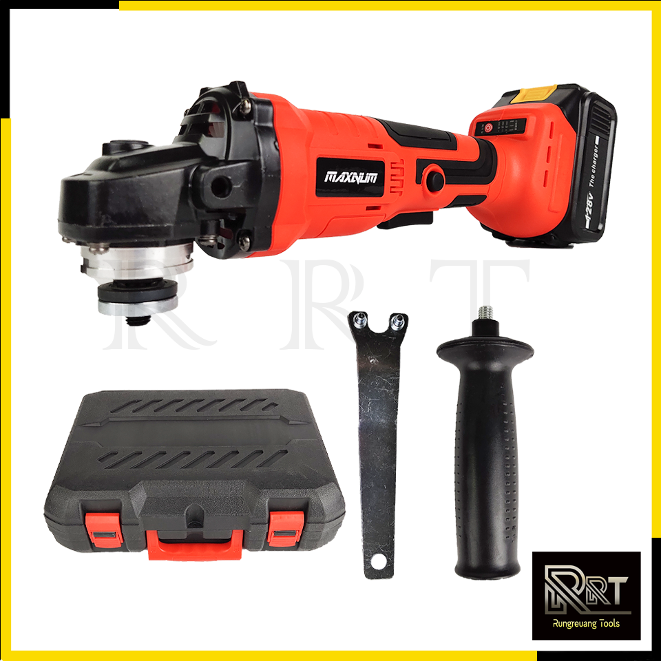 MAXNUM เครื่องเจียร์ไร้สาย 128V เครื่องเจียร์แบตเตอรี่