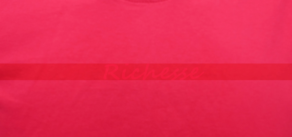 เสื้อยืด คอวี แขนสั้น สีบานเย็น Size 2XL