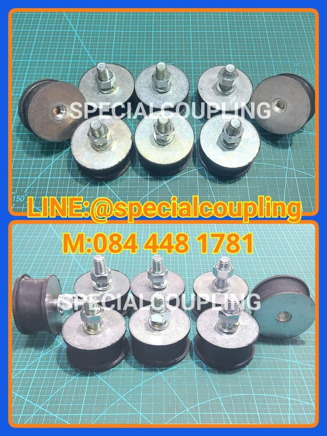 จำหน่ายยางรองแท่นเครื่องเกลียวใน+เกลียวนอก ขนาดod60mm H30mm M12 พร้อมส่งคะ สอบถามได้คะ