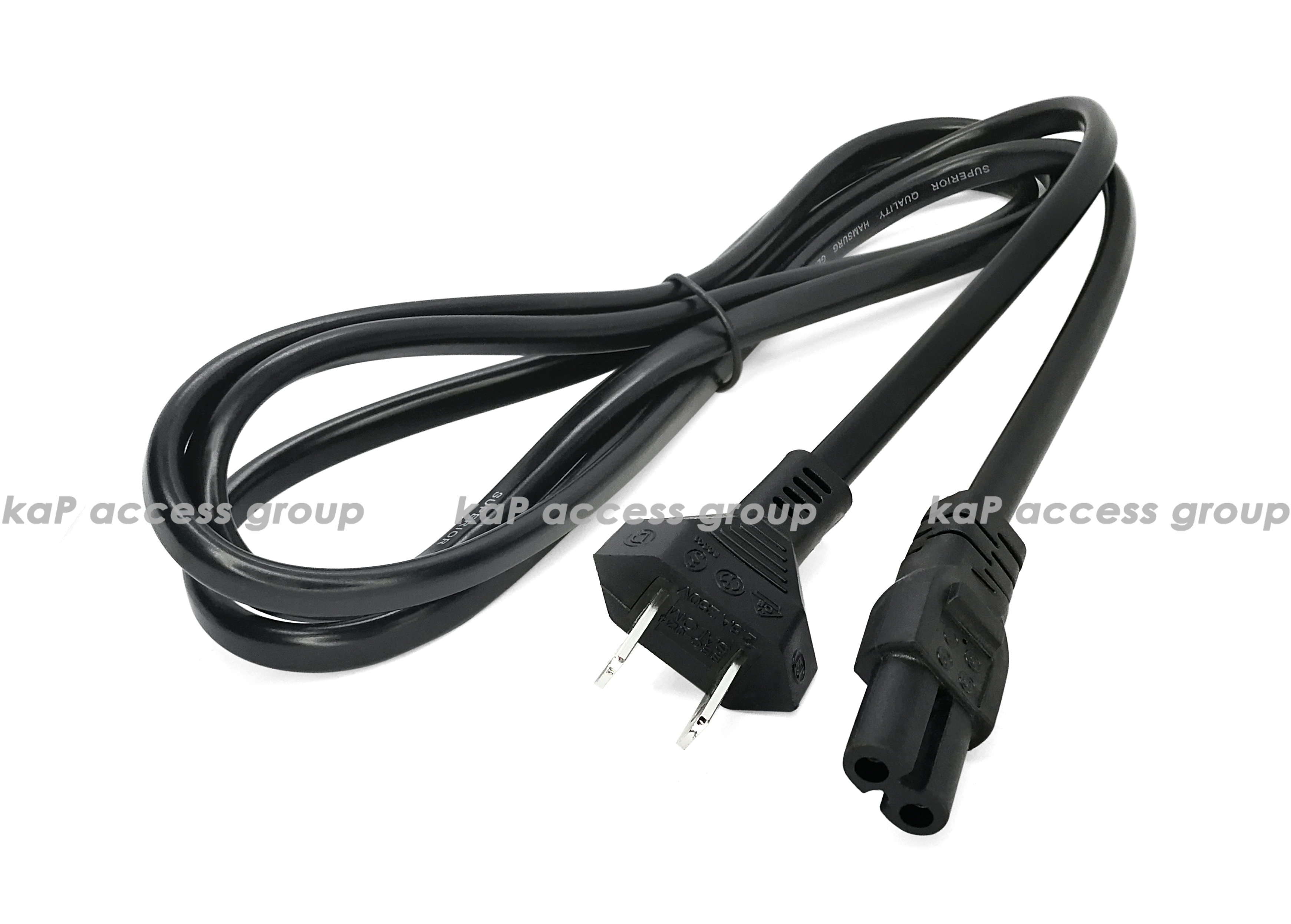 สาย AC POWER แบบ 2รู (1.0 SQ.MM) 1.5 เมตร