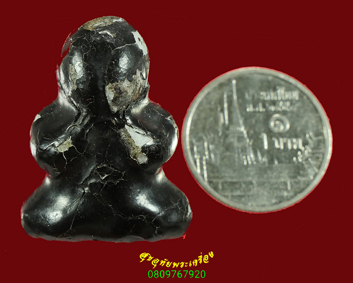 389.พระปิดตาเนื้อผงจุ่มรัก สายวัดสะพานสูง เนื้อจัดเข้มขลังคลาสสิกครับ