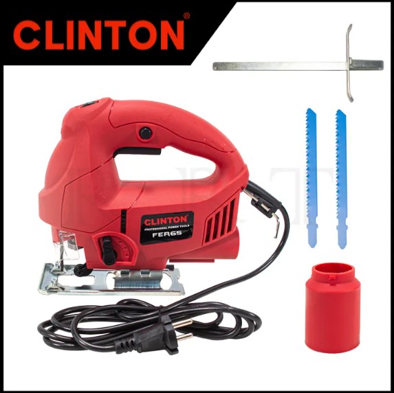 CLINTON เลื่อยจิ๊กซอว์ไฟฟ้า 570W รุ่น CT-JS65 < เหมาะกับงานซ่อมแซม งานเฟอร์นิเจอร์ >