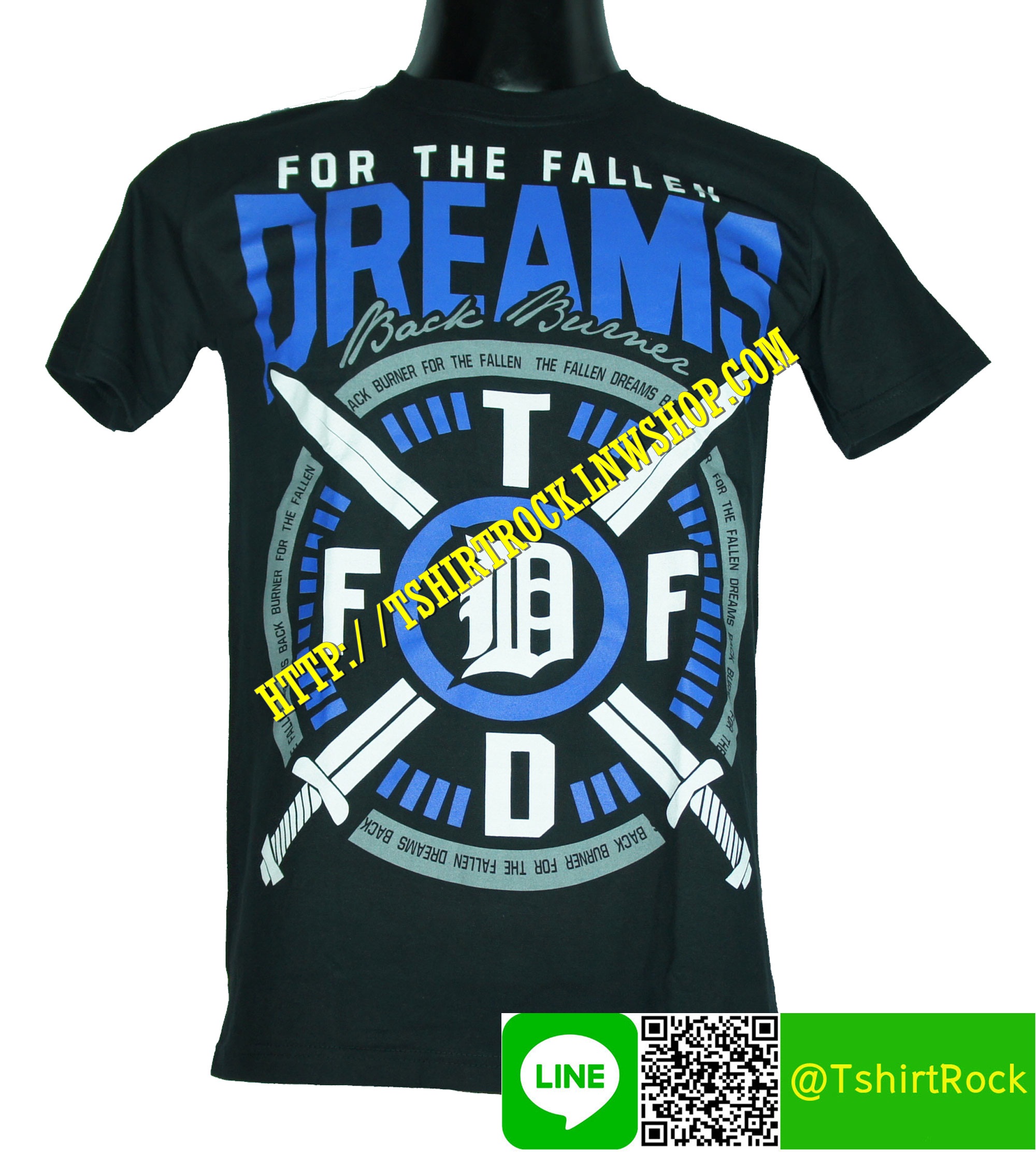 FOR THE FALLEN DREAMS เสื้อยืดวงร็อค เมทัล ดนตรี เสื้อวง FTD1316