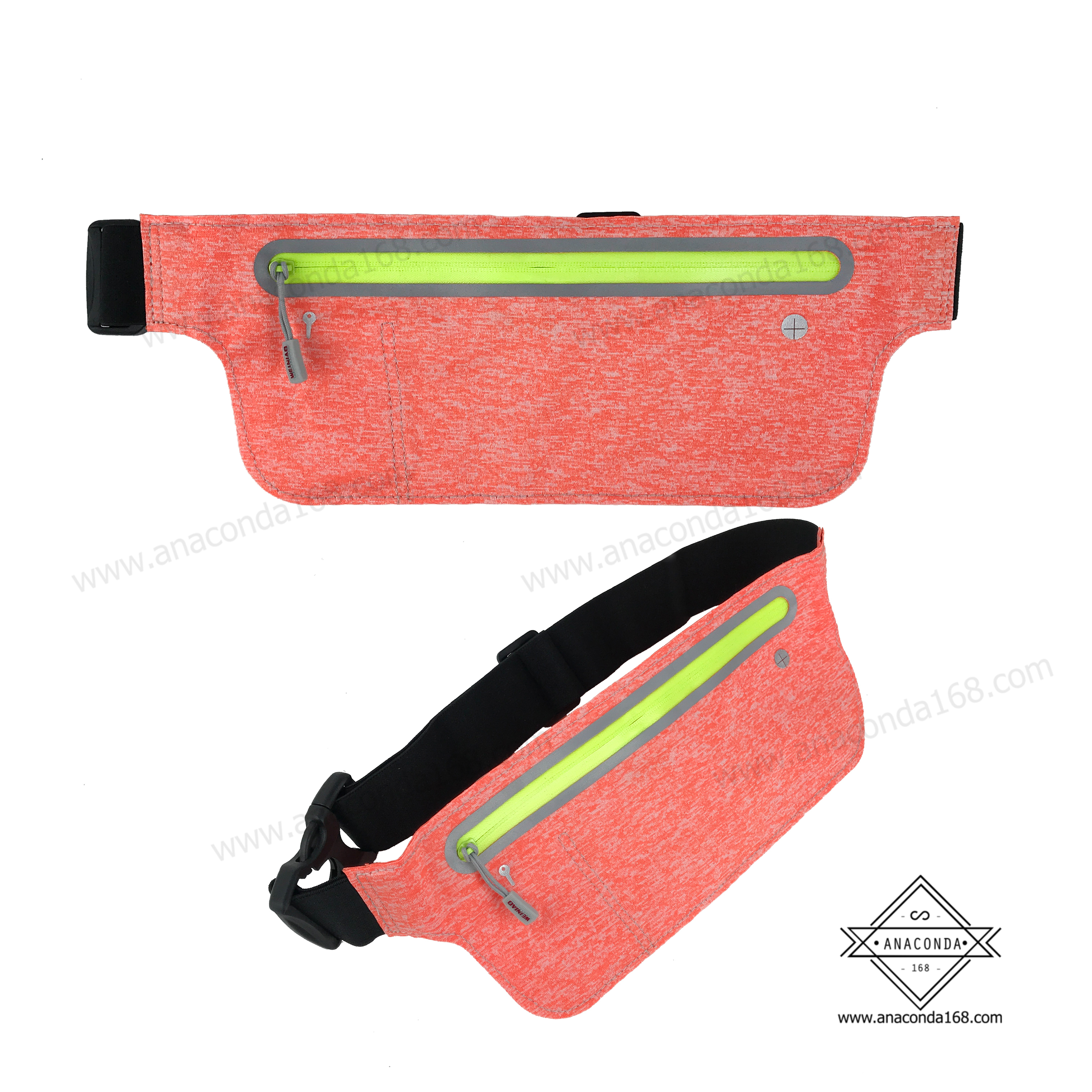 กระเป๋าคาดเอวสปอร์ตทรงเหลี่ยม