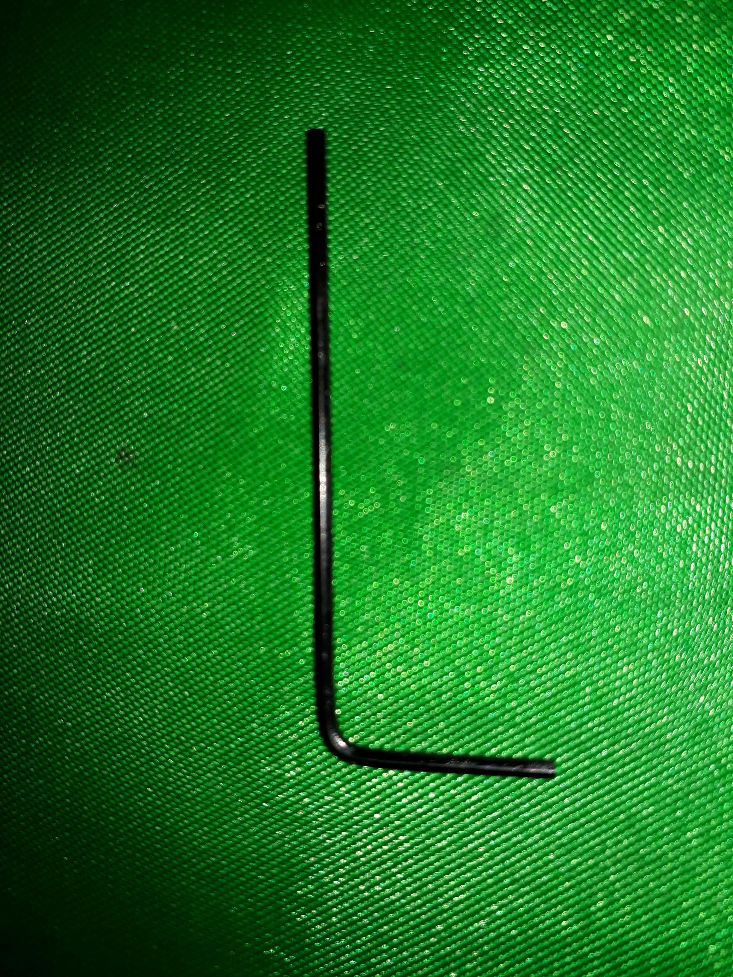 หกเหลี่ยมไขน็อตตัวหนอนขนาด M1.27 สีดำ เกรดอุตสาหกรรมแข็งไม่รูดง่าย