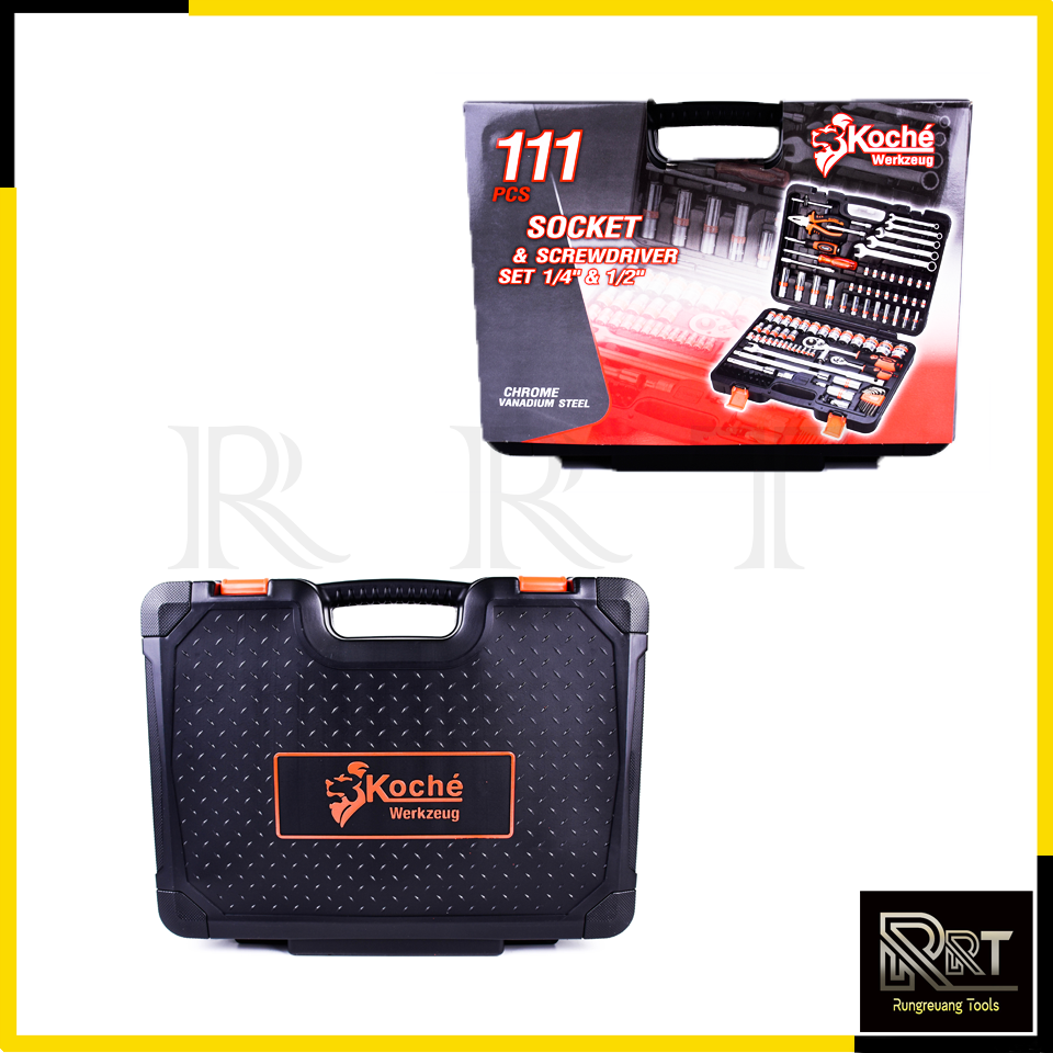 KOCHE บล็อกชุด รุ่น KS-111 ชุดเครื่องมือ 111 ชิ้น