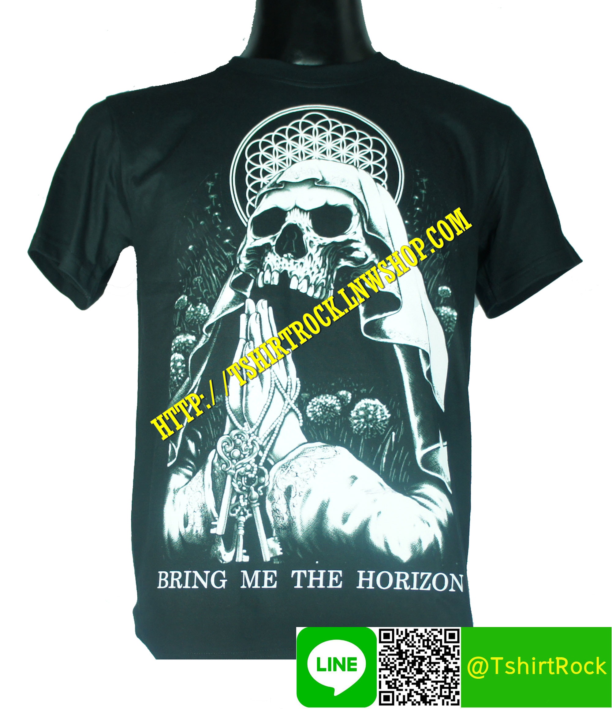 BRING ME THE HORIZON เสื้อยืดวงร็อค เมทัล ดนตรี เสื้อวงบริงมีเดอะฮอไรซัน BMH1443