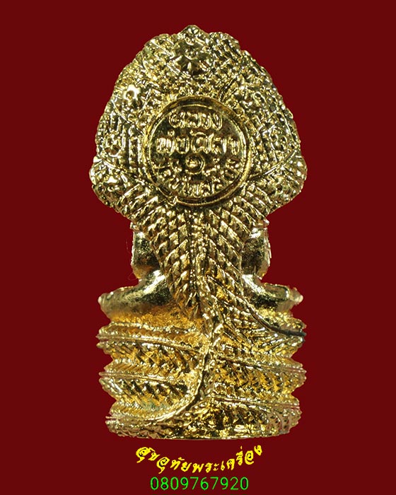 365.รูปหล่อหลวงพ่อศิลา วัดทุ่งเสลี่ยม จ.สุโขทัย กะไหล่ทอง สวยกริ๊บกล่องเดิมครับ