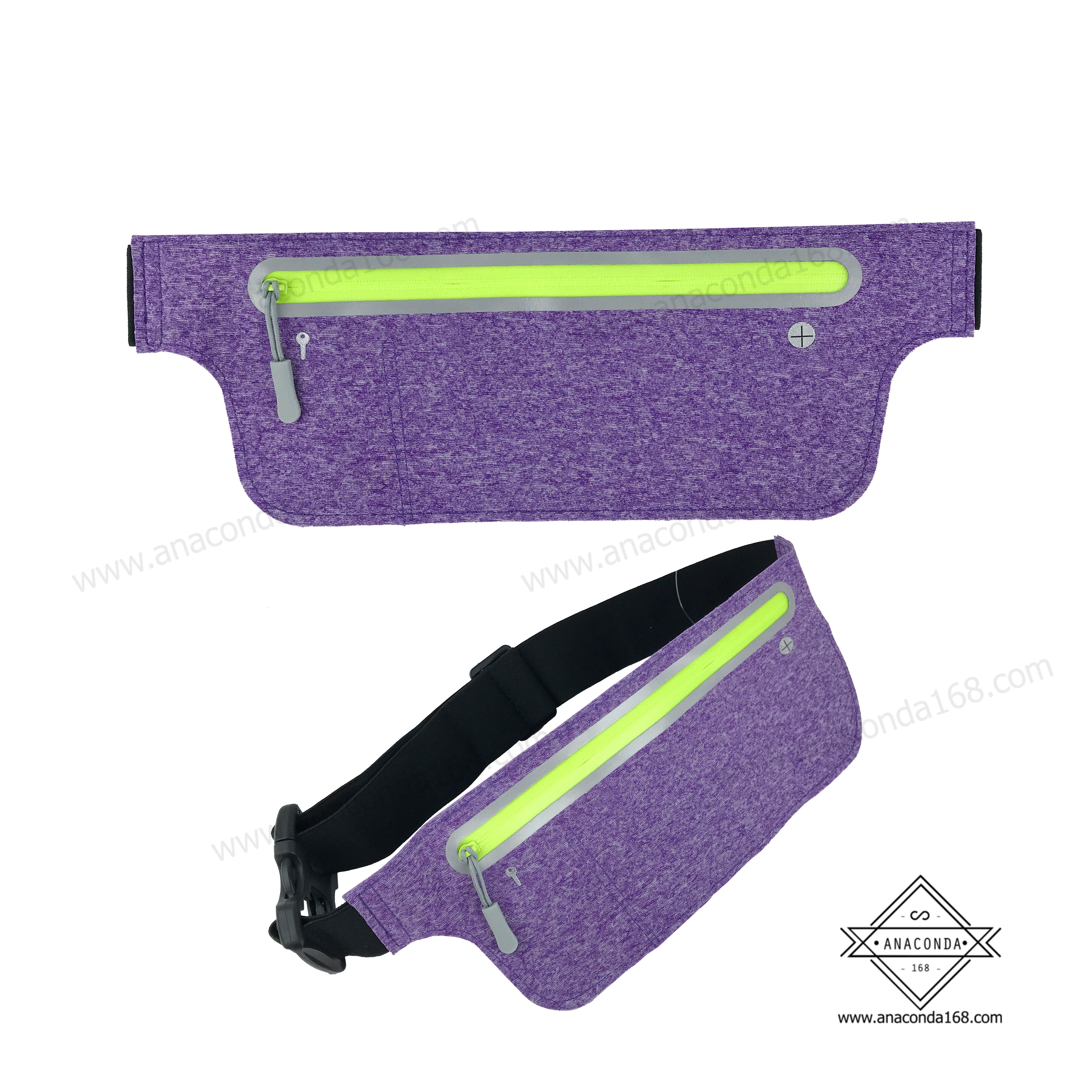 กระเป๋าคาดเอวสปอร์ตทรงเหลี่ยม