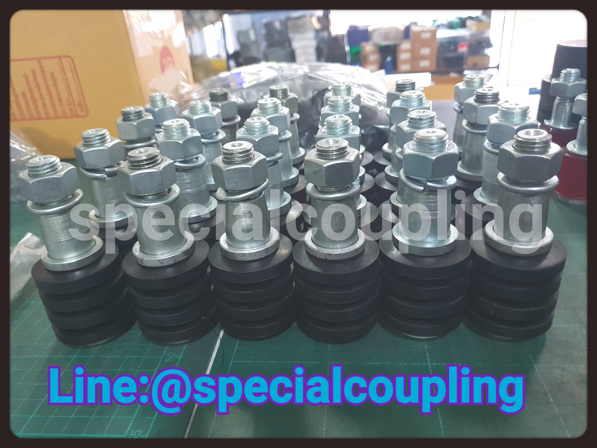 จำหน่ายสกรูพร้อมแหวนยางNBRขนาด 24x45x10 mm