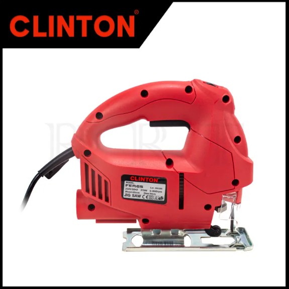 CLINTON เลื่อยจิ๊กซอว์ไฟฟ้า 570W รุ่น CT-JS65 < เหมาะกับงานซ่อมแซม งานเฟอร์นิเจอร์ >