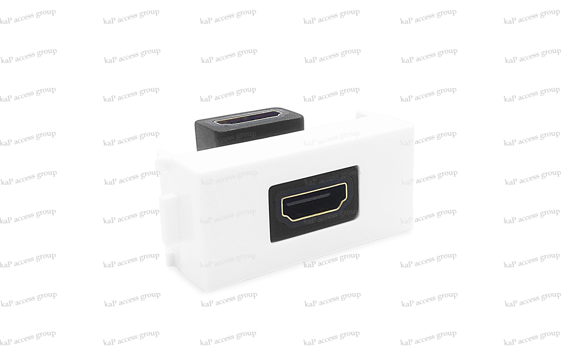 Plate Socket HDMI (F/F) 90 Degree