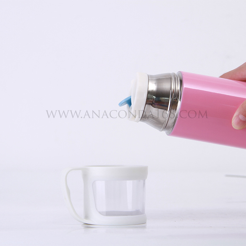 กระบอกน้ำเก็บอุณหภูมิ 500 ml.(สามารถนำฝามาใช้เป็นแก้วน้ำได้)