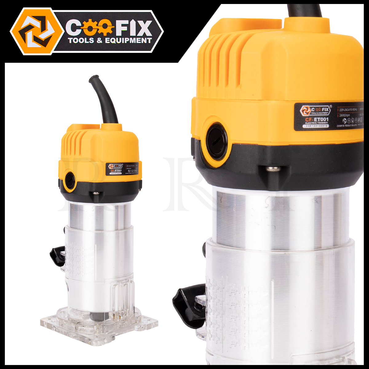 COOFIX เครื่องเซาะร่อง ทริมเมอร์ รุ่น CF-ET001 กำลังไฟ 680W