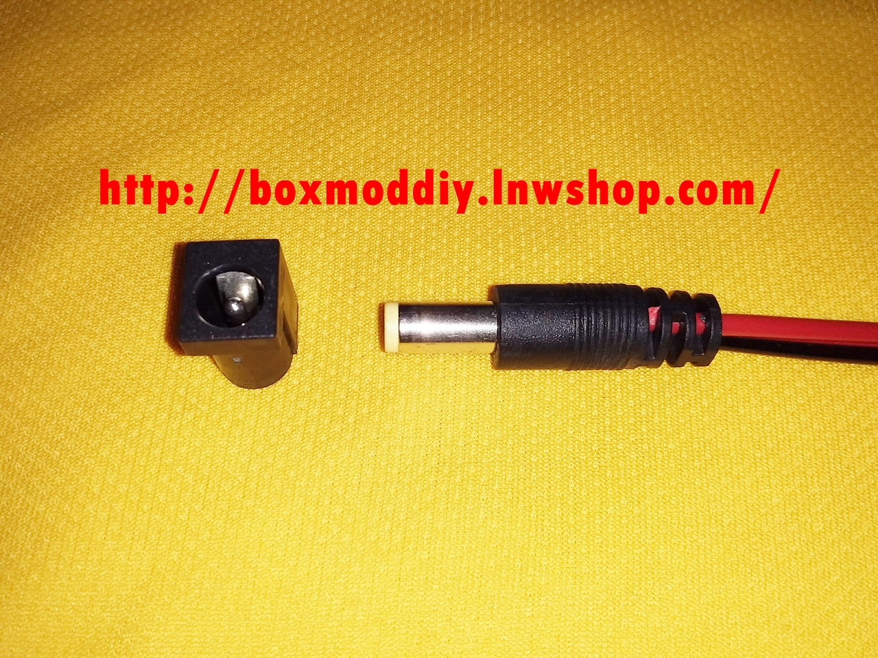 หัวชาร์จไฟDC 5.5*2.1มม. สายยาว25CM 1ชุด มีหัวตัวผู้ และตัวเมียครบชุด