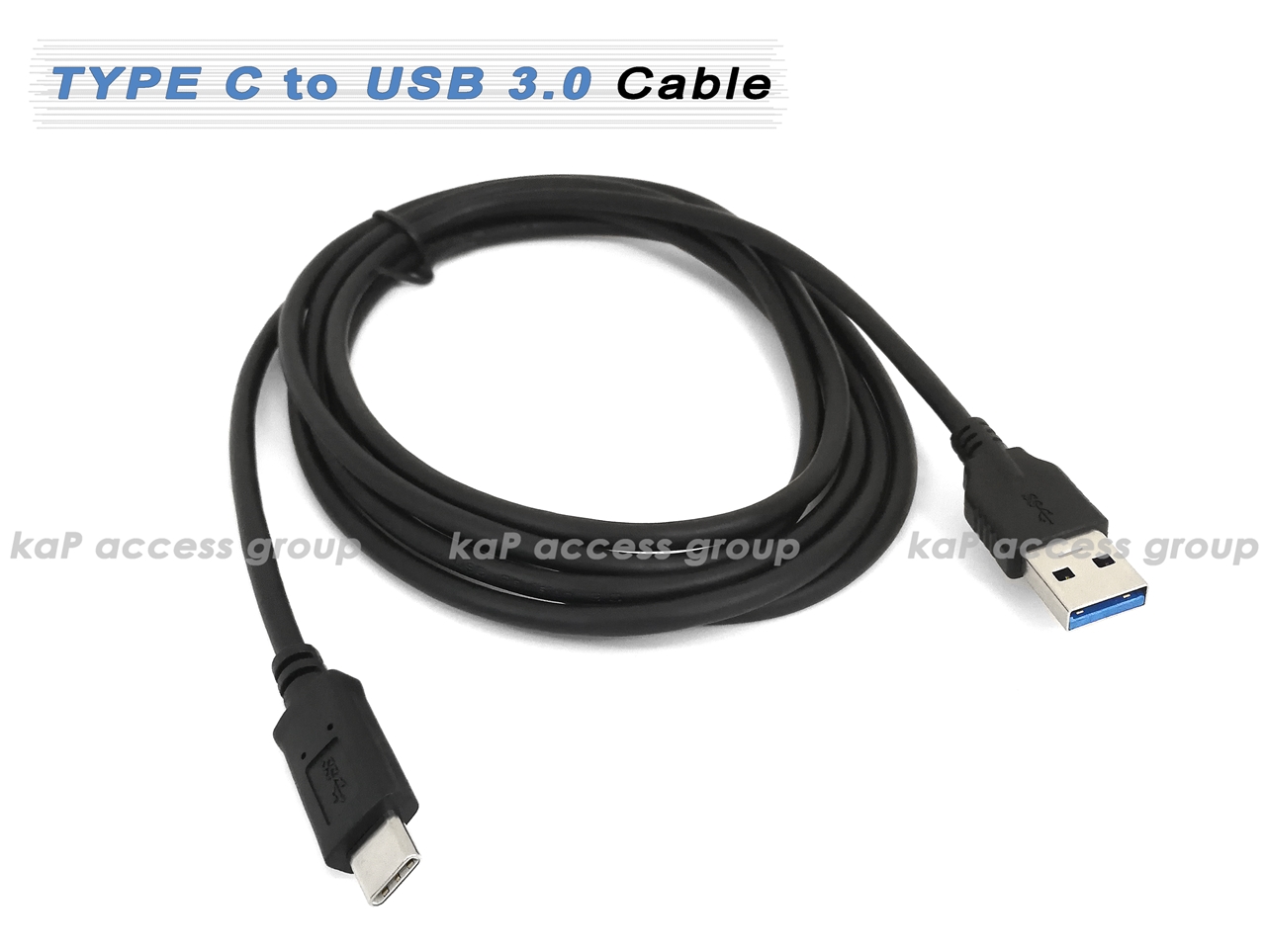 USB Type C to USB 3.0 Cable (2M) BLACK