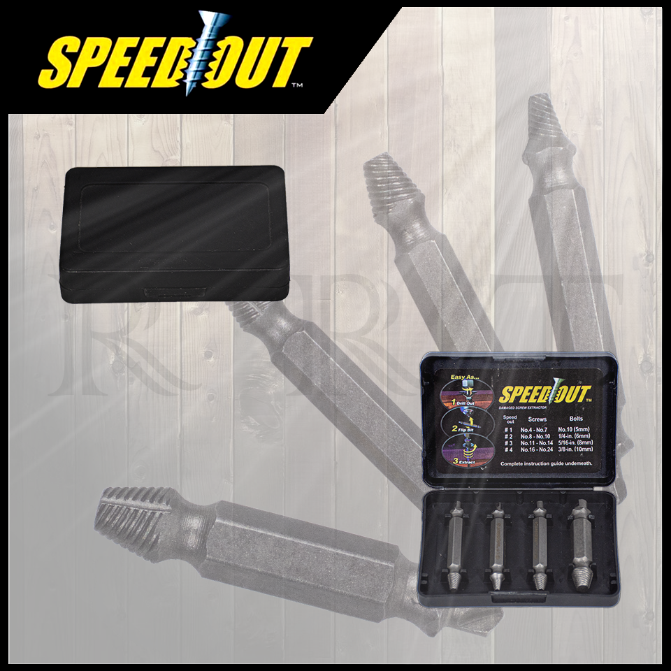 SPEED OUT ชุดถอดน็อต/สกรู รุ่น 4PCS
