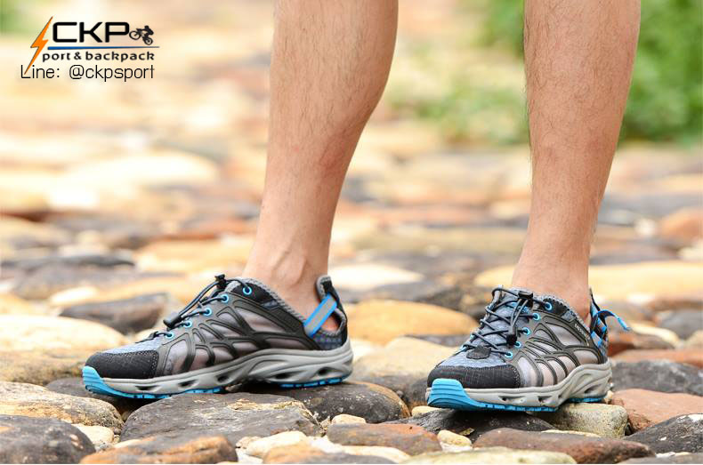 รองเท้าเดินป่า ลุยน้ำ แห้งเร็ว Merrto 7167 สีฟ้า