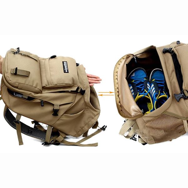 Local Lion เป้สะพายหลัง backpack สีแดง ขนาด 40L รุ่น068 แถมฟรี มีดการ์ด