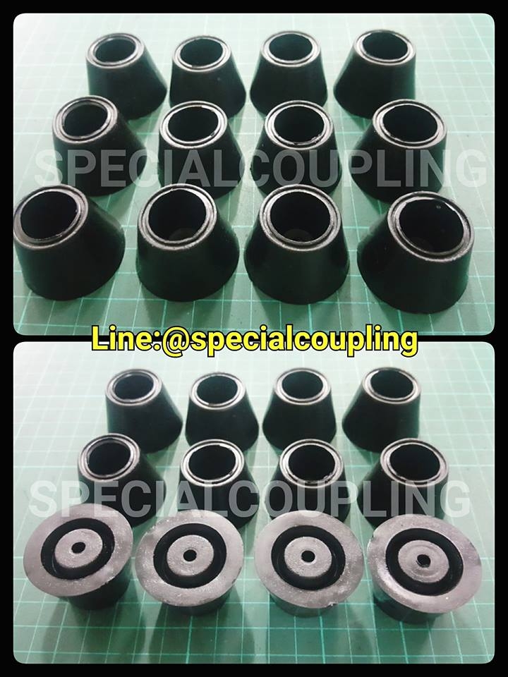จำหน่ายยางกันกระแทกPVCแบบสกรูยึดod38 L26mm id 6mm