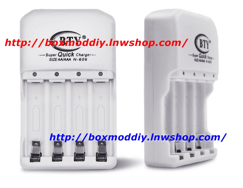 รางชาร์ทแบตเตอรี่คุณภาพดีBTY ชาร์ทแบตเตอรี่ ขนาดAA ,AAA 1-4ก้อน