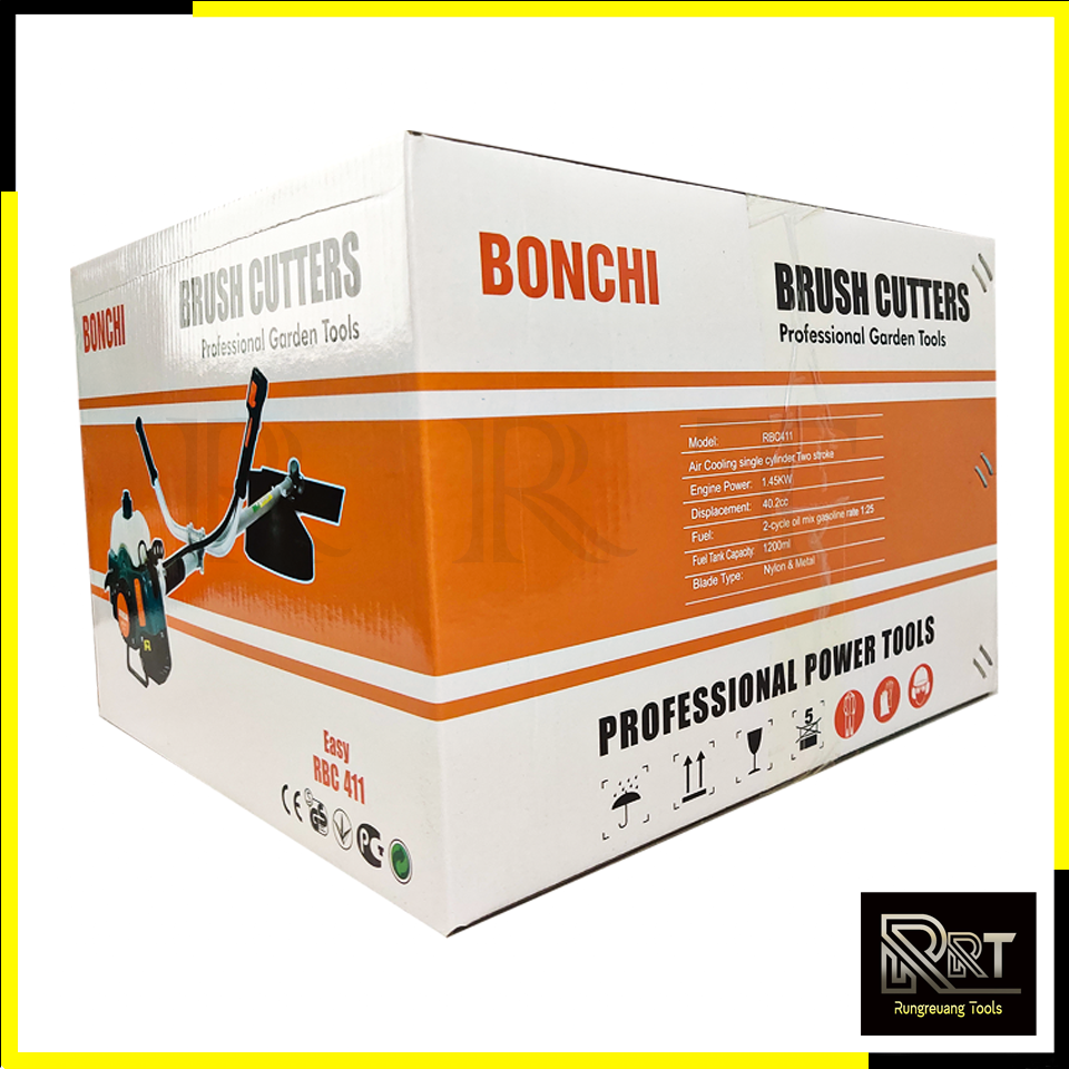 BONCHI เครื่องตัดหญ้าสะพายหลัง 2 จังหวะ รุ่น BC-411