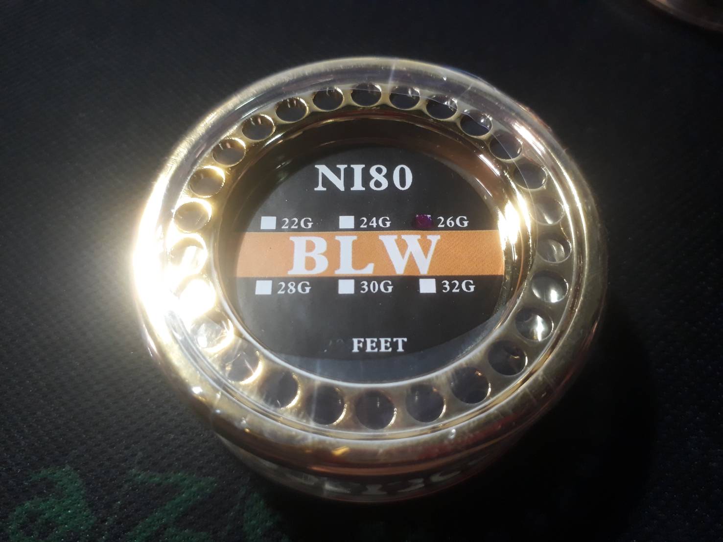 ลวดนิโครมนำความร้อน NI80 FOOD GRADE 26AWG 0.4MM.1ม้วน ยาว30FEET