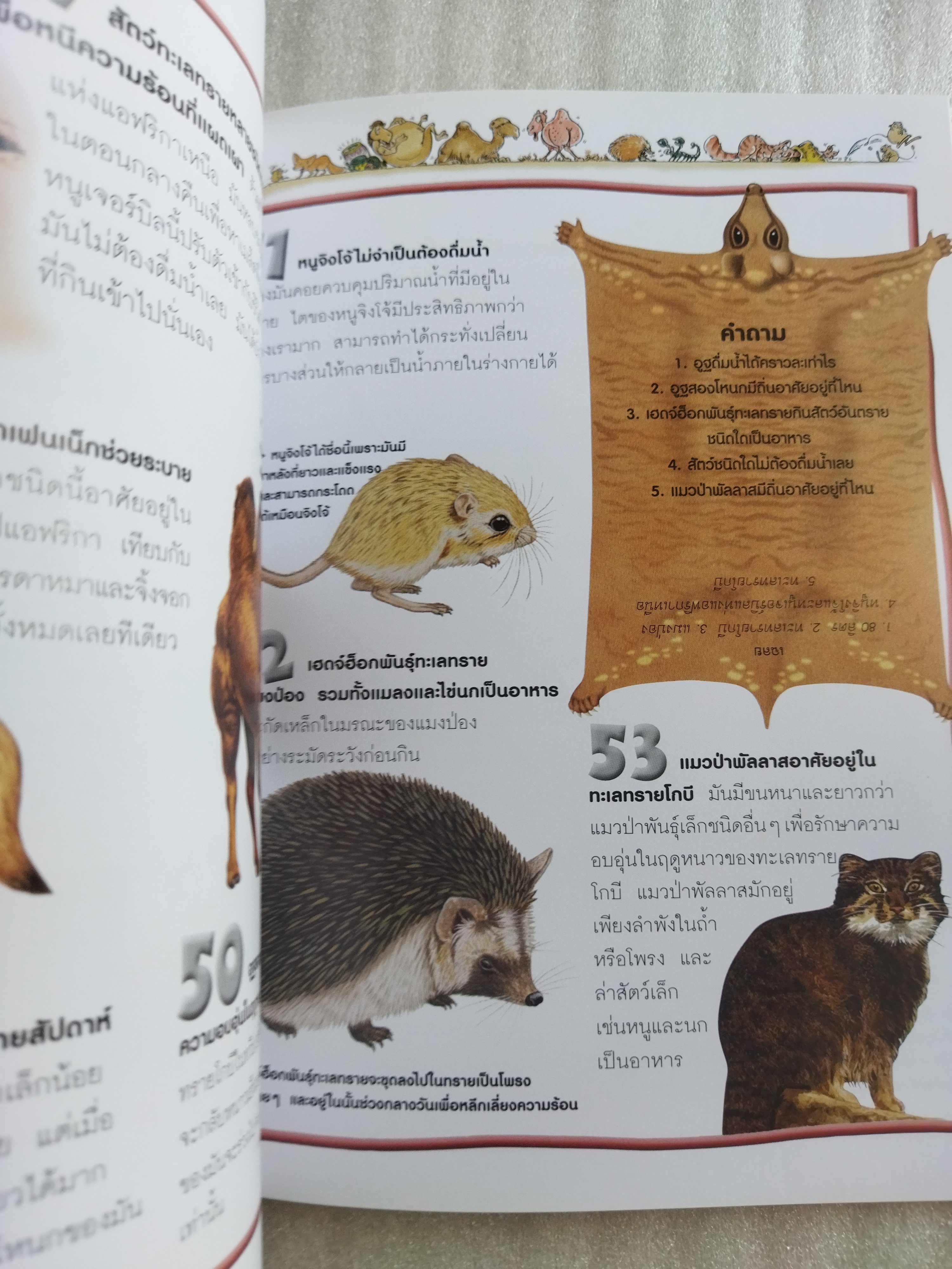 100 เรื่องน่ารู้เกี่ยวกับสัตว์เลี้ยงลูกด้วยนม