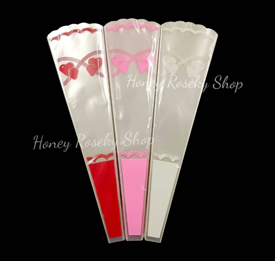 ซองใส่ดอกไม้ รุ่น 2LฺC (แพ็คละ100ใบ ต่อ1 สี)