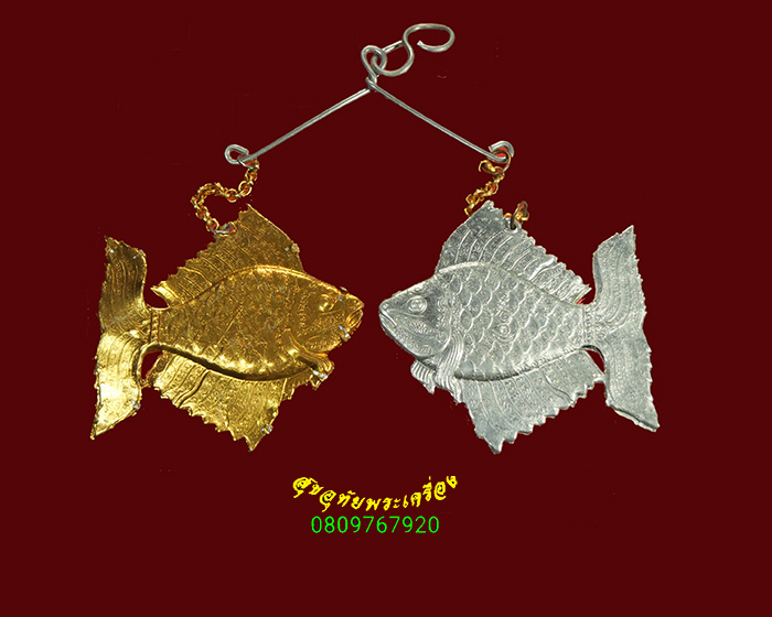 981.ปลาตะเพียนเงิน ปลาตะเพียนทอง หลวงพ่อขวัญ วัดบ้านไร่ จ.พิจิตร มีซองเดิมครับ***1