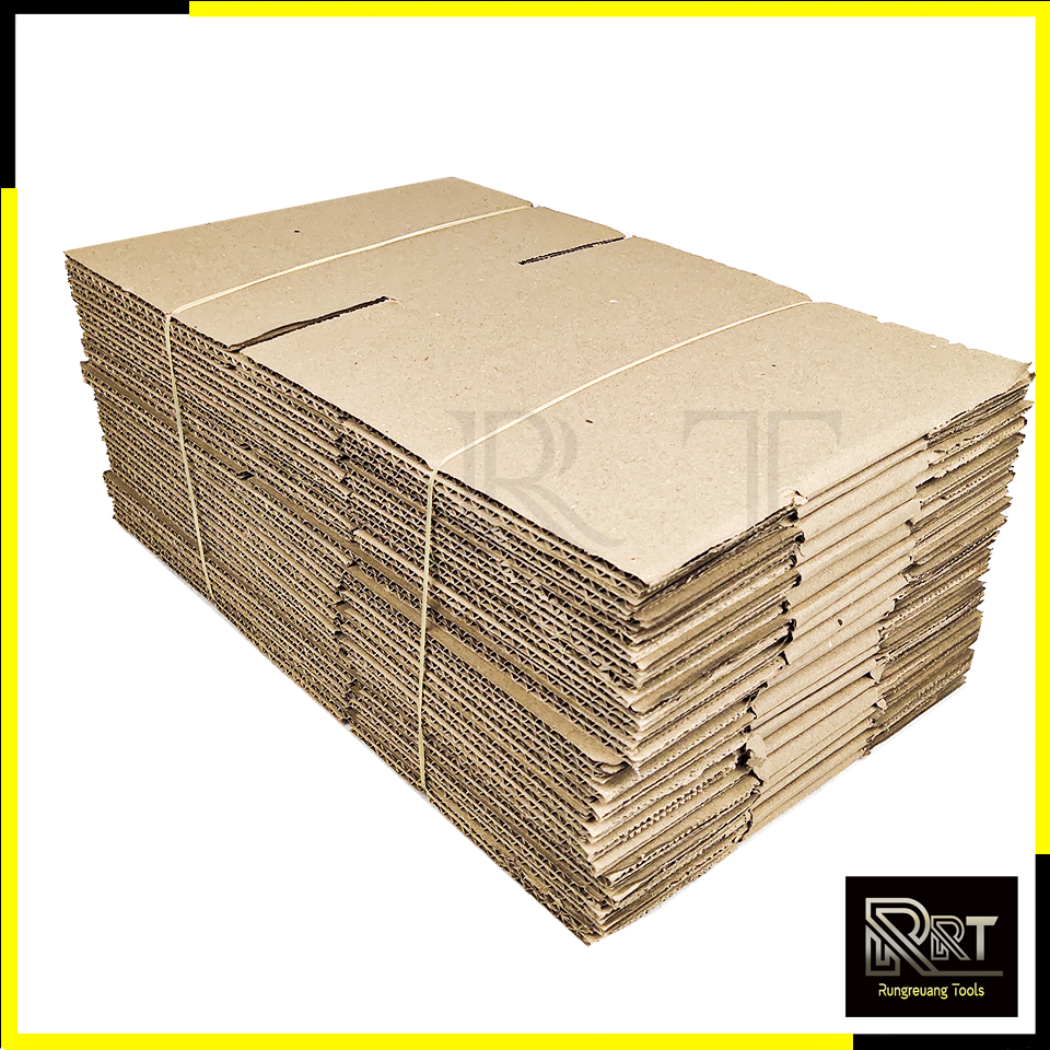 RRT กล่องพัสดุ กล่องไปรษณีย์ ขนาด 14*20*6 (แพ็ค 20 ใบ)