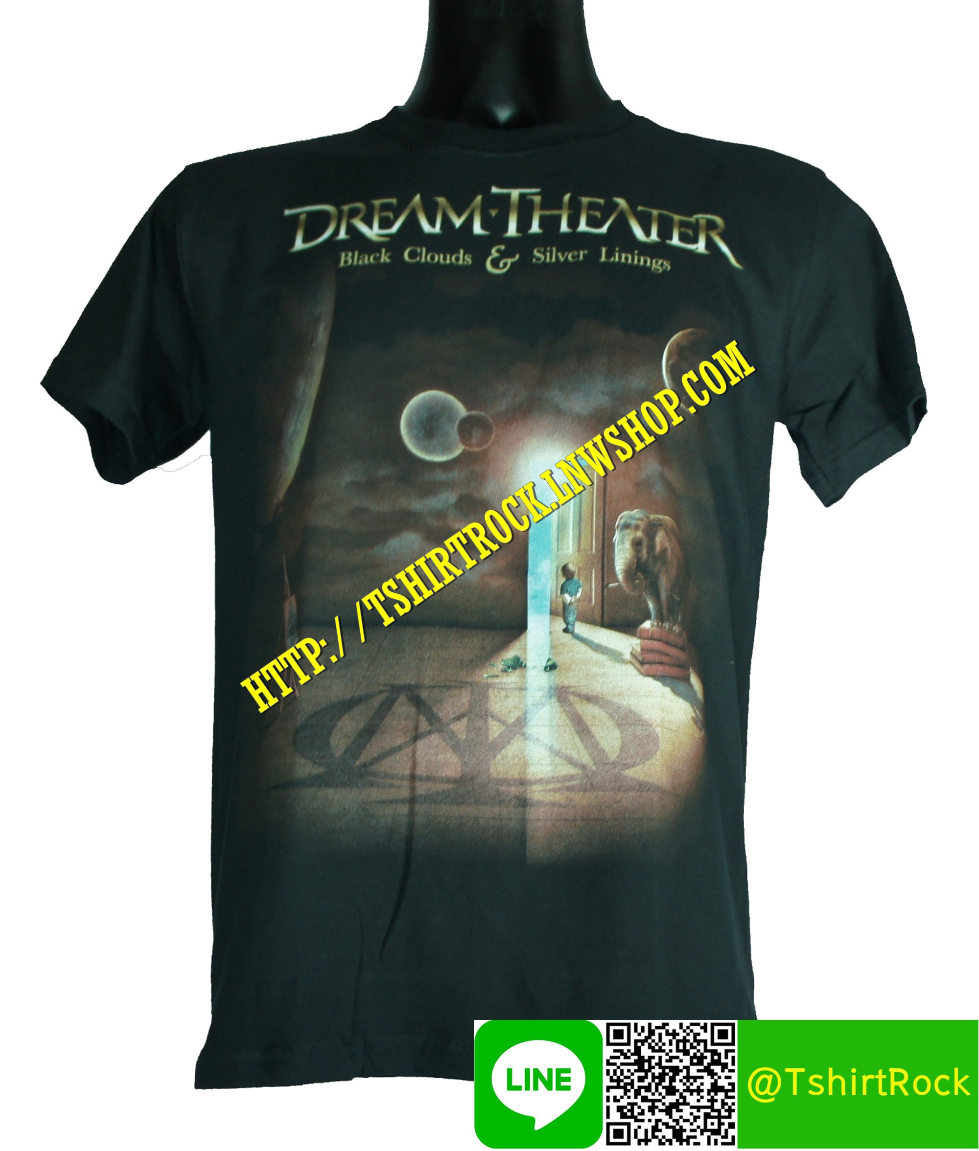 DREAM THEATER เสื้อยืดวงร็อค เมทัล ดนตรี เสื้อวงดรีมเธียเตอร์ DTR1151
