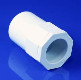 ข้อต่อเข้ากล่อง (Conduit Connector) สีขาว