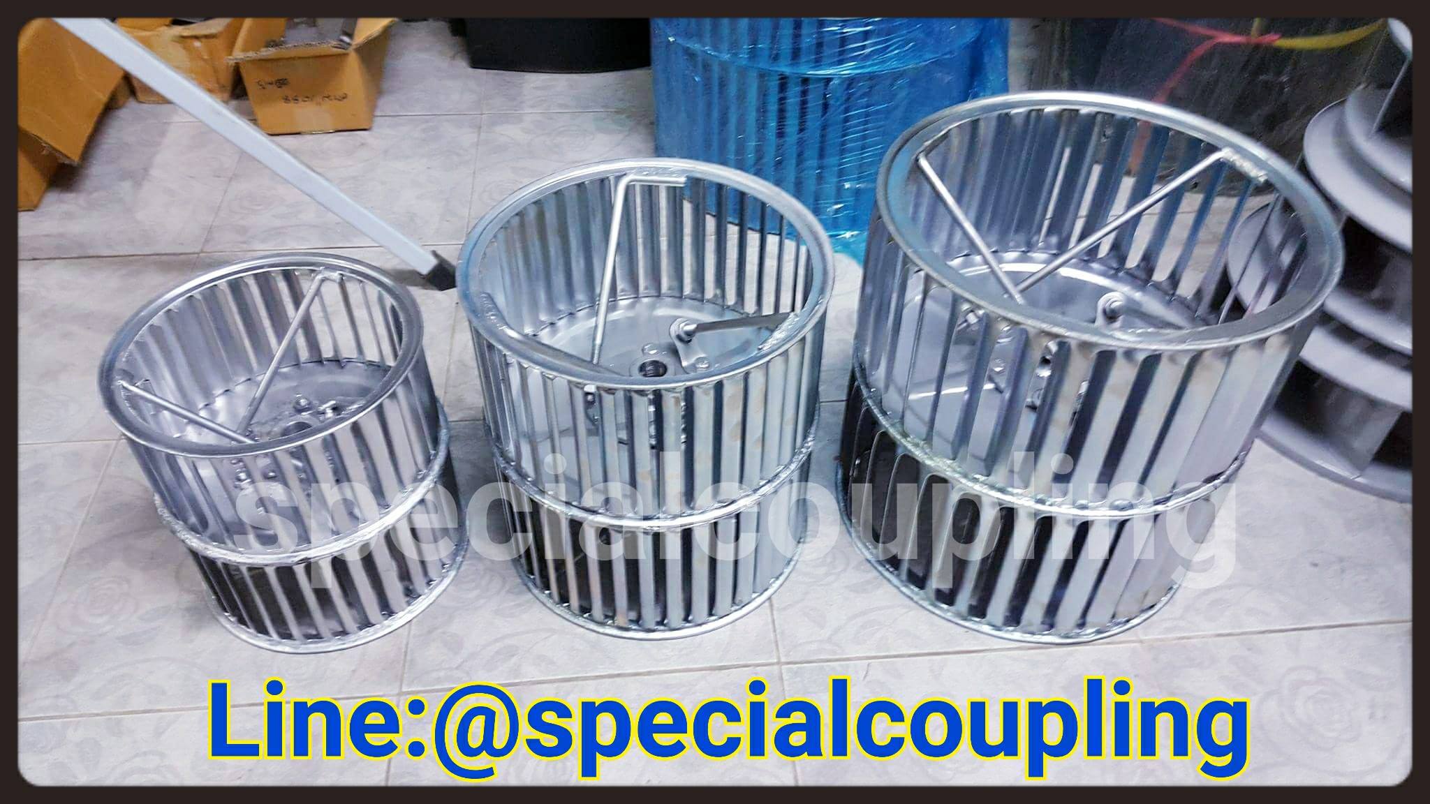 จำหน่ายใบพัดลมเหล็กกรงกระรอกแบบสองตอนชุบซิ้งค์ ขนาด 9"×9"-18"×18"พร้อมส่งจ้า ขายส่งและปลีก