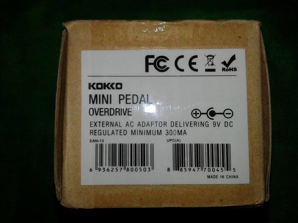 เอฟเฟคกีต้าร์ Kokko Overdrive