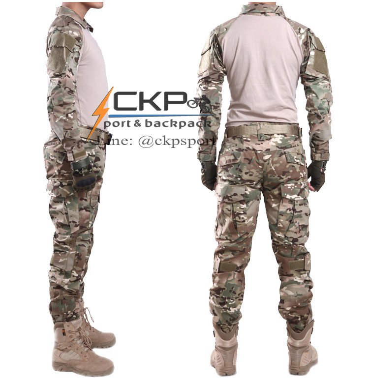 กางเกงแทคติคอล กางเกงคอมแบท ลายมัลติแคม
