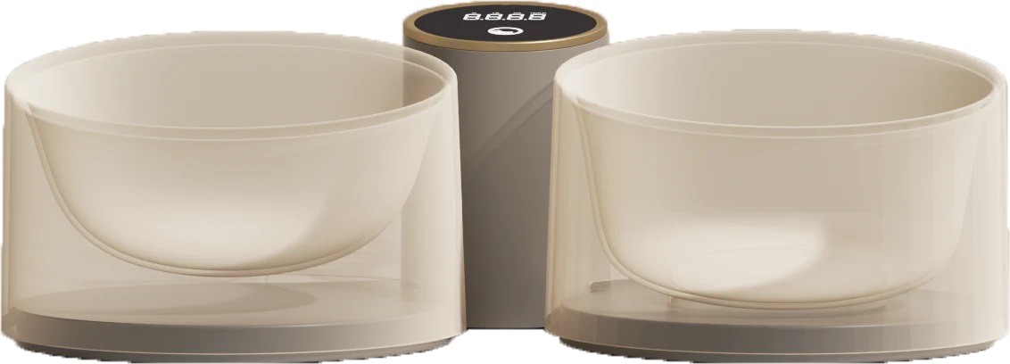 ถาดอาหารคู่ พร้อมเครื่องชั่ง VOOCOO Duo Bowl with Scale