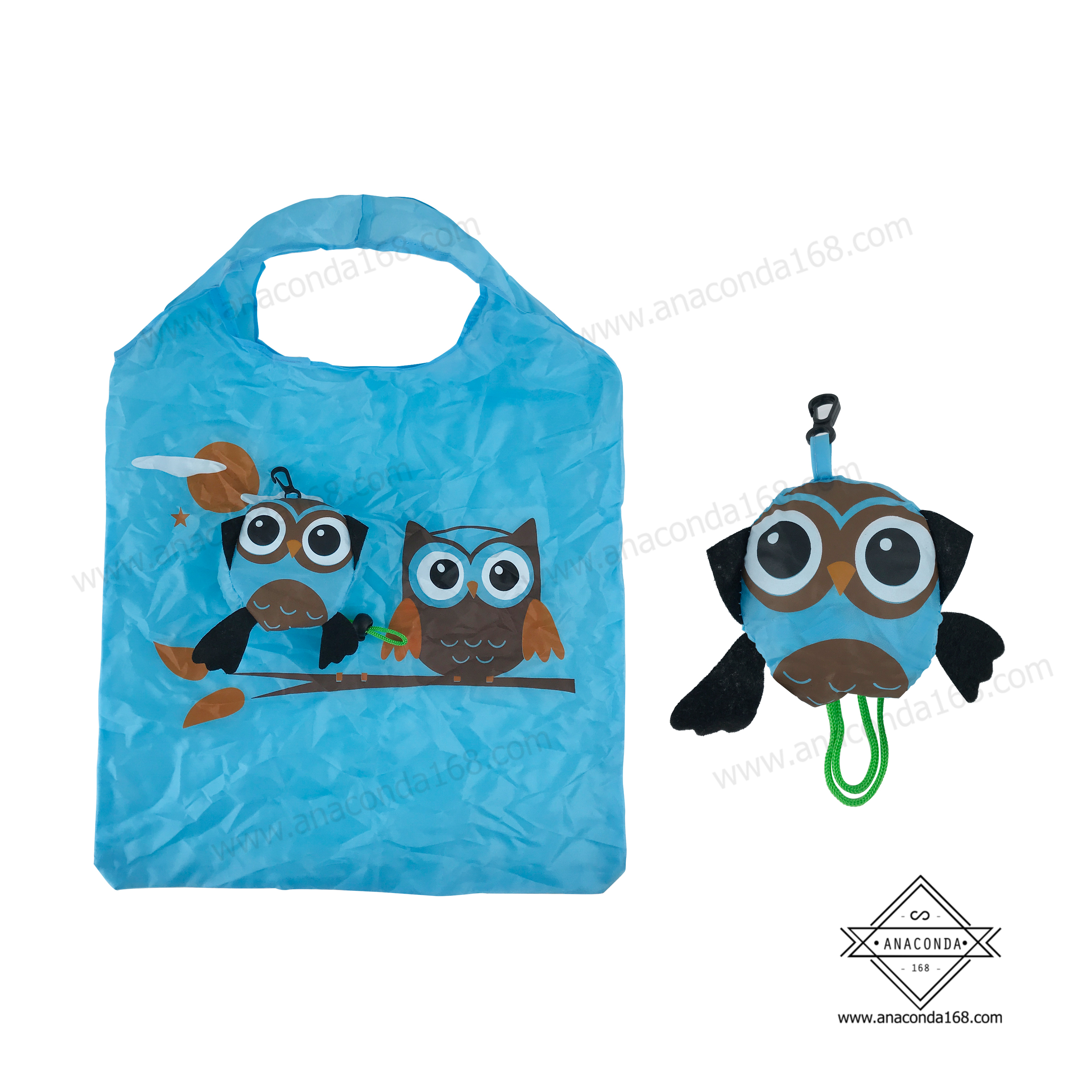 กระเป๋าพับเก็บได้ลายน่ารัก ถุงช้อปปิ้งพับได้V.2 (Shopping Bag)