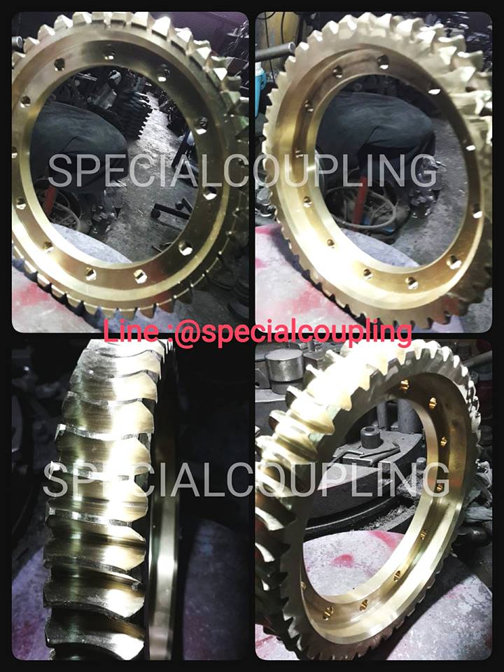 รับผลิตเฟืองทองเหลืองบรอนส์แข็งตามตัวอย่าง (ขนาดในภาพ od 277mm หนา 47.5มิล) พร้อมส่งคะ. ส่งขนส่ง ฟรีค่ะ